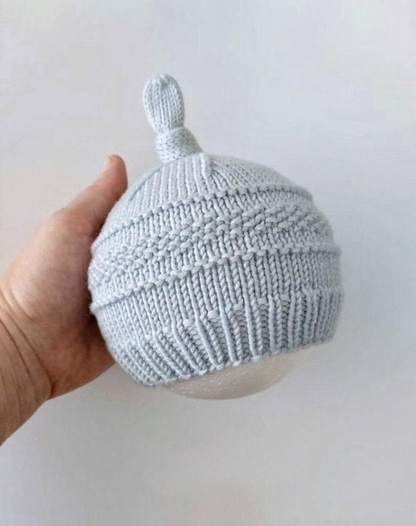 Baby Beanie Knitting Pattern