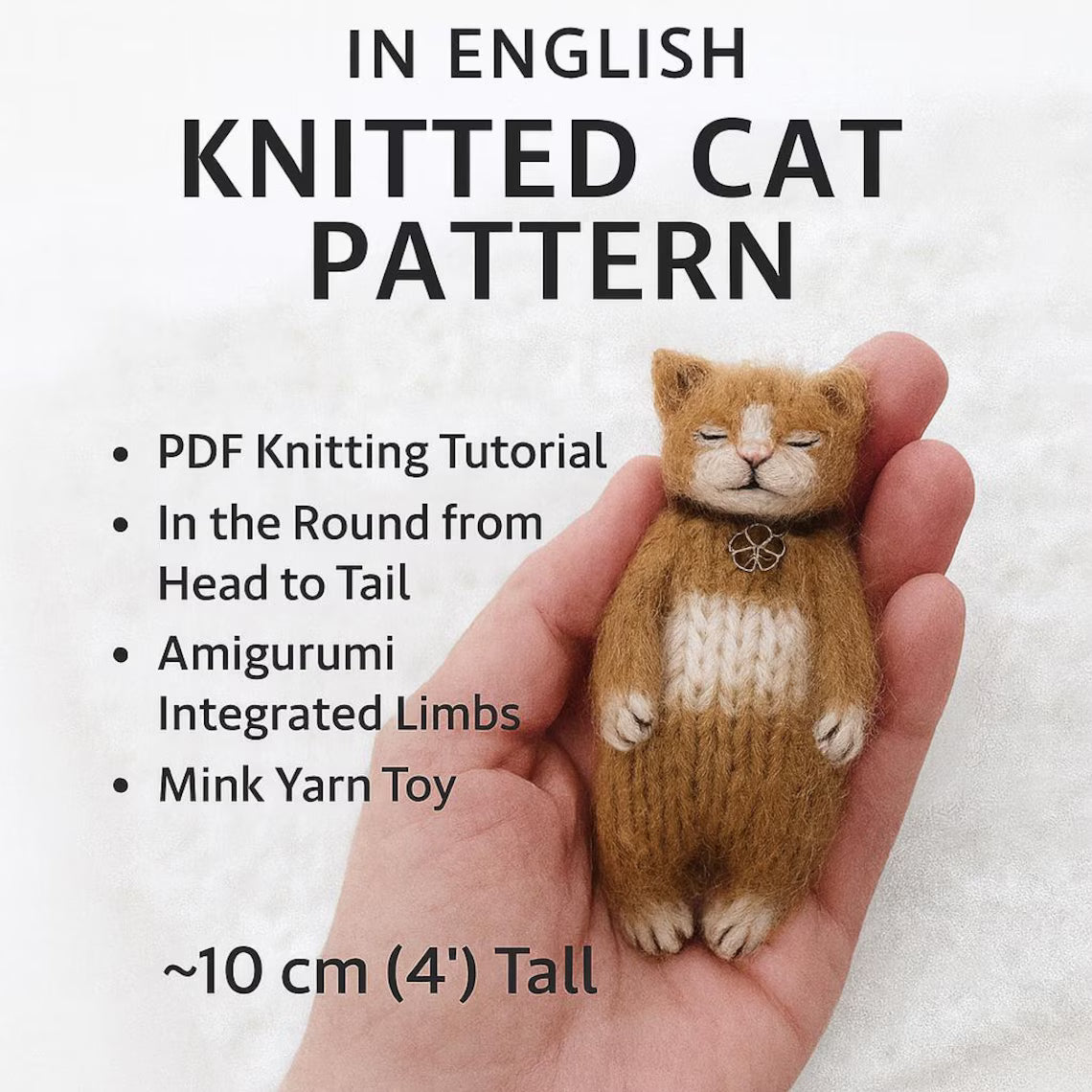 Cat + Bunny Costume Kitten Knitting Pattern