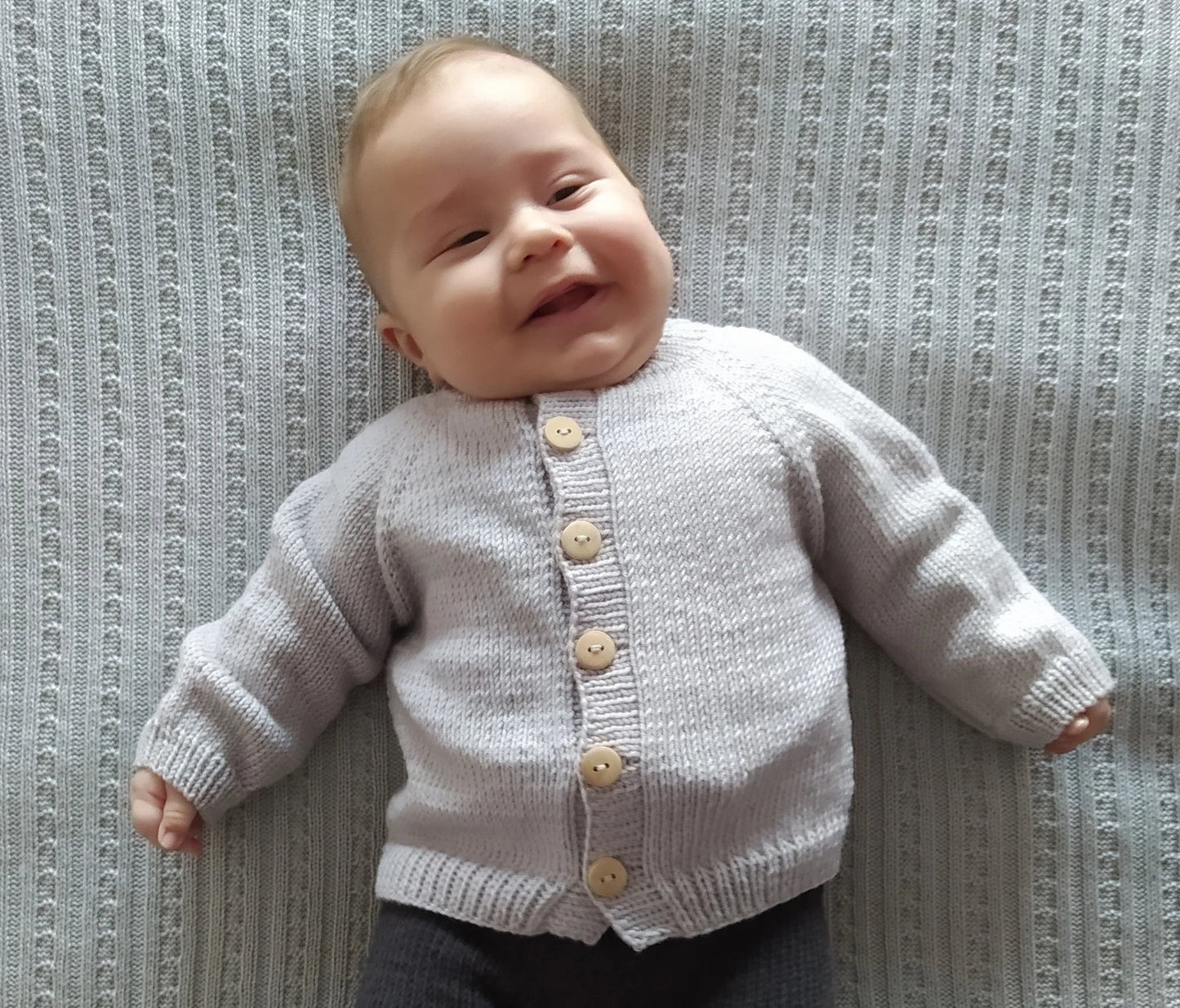 Calendula Baby Cardigan Knitting Pattern