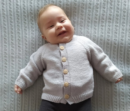 Calendula Baby Cardigan Knitting Pattern