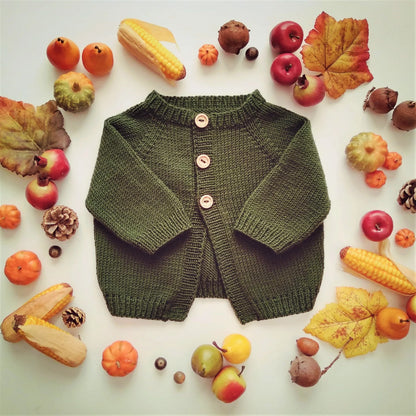 Calendula Baby Cardigan Knitting Pattern