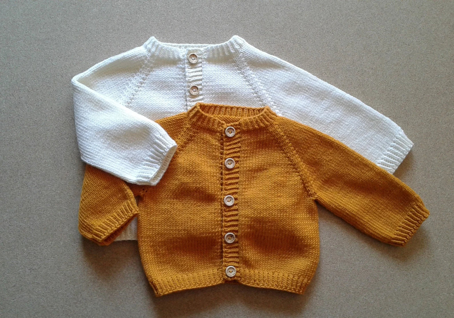 Calendula Baby Cardigan Knitting Pattern