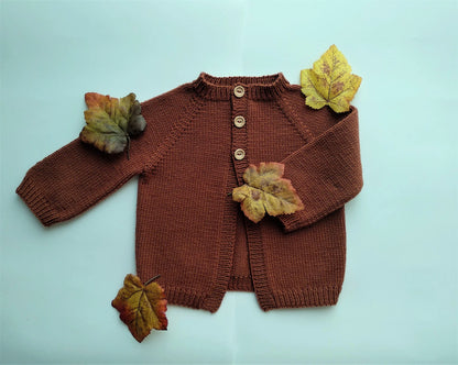 Calendula Baby Cardigan Knitting Pattern