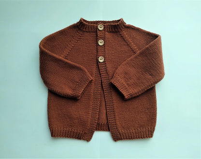 Calendula Baby Cardigan Knitting Pattern