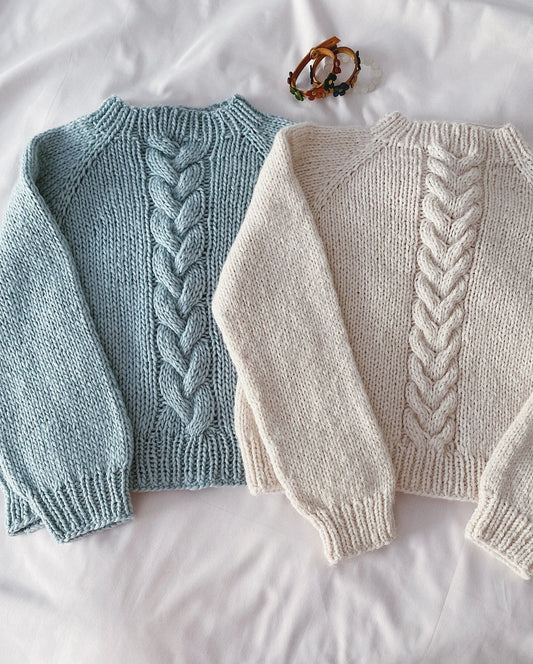 Chunky Cable Sweater Knitting Pattern