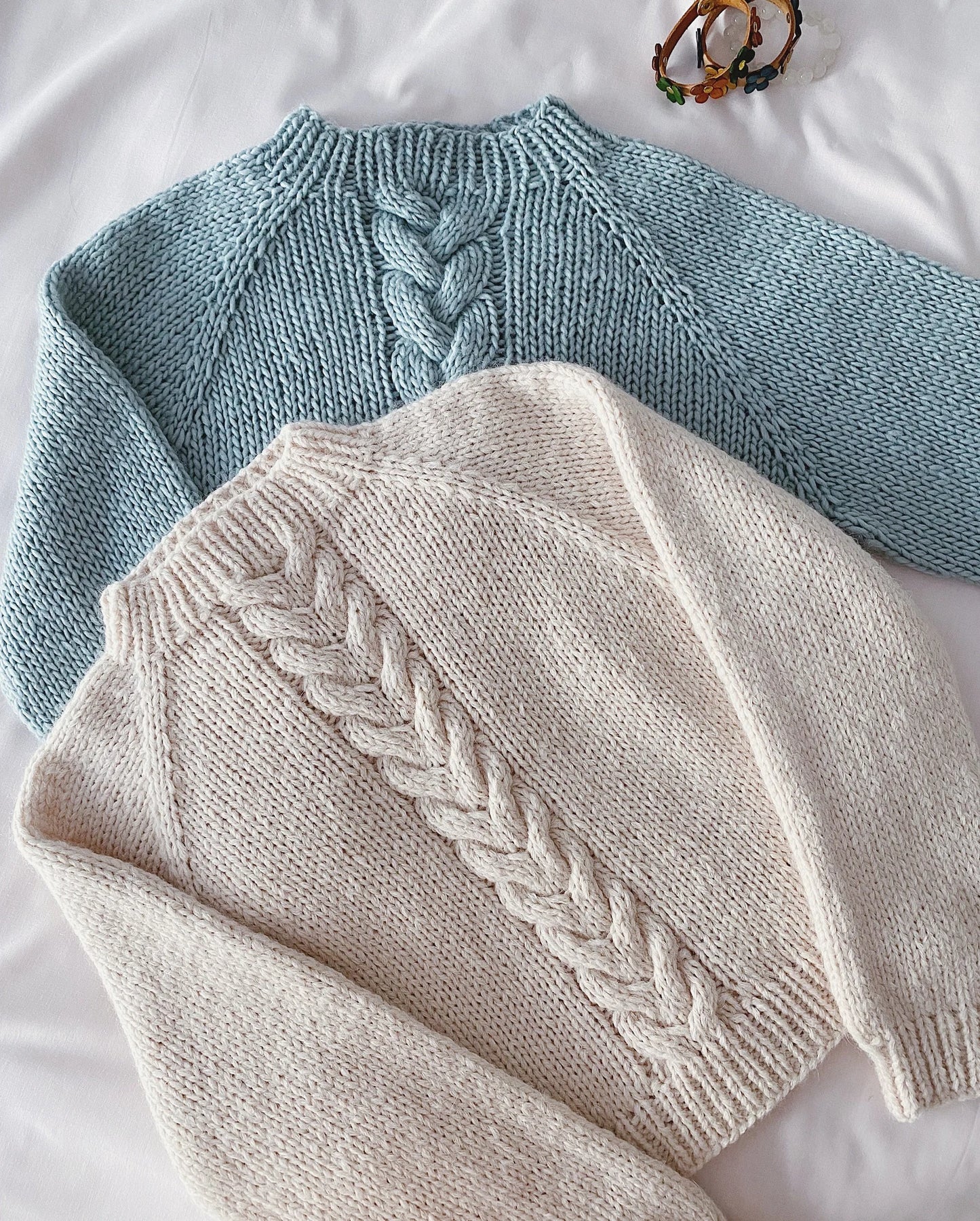 Chunky Cable Sweater Knitting Pattern
