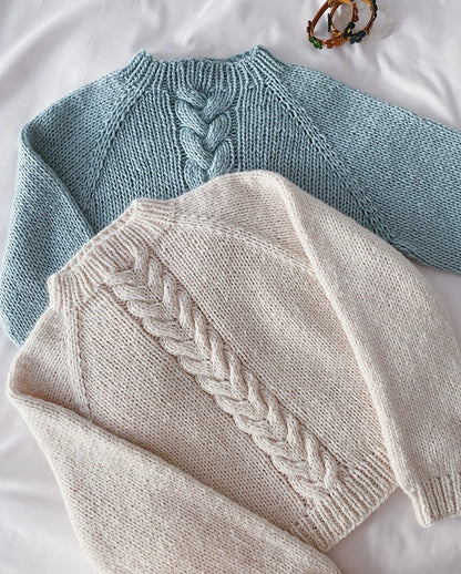 Chunky Cable Sweater Knitting Pattern