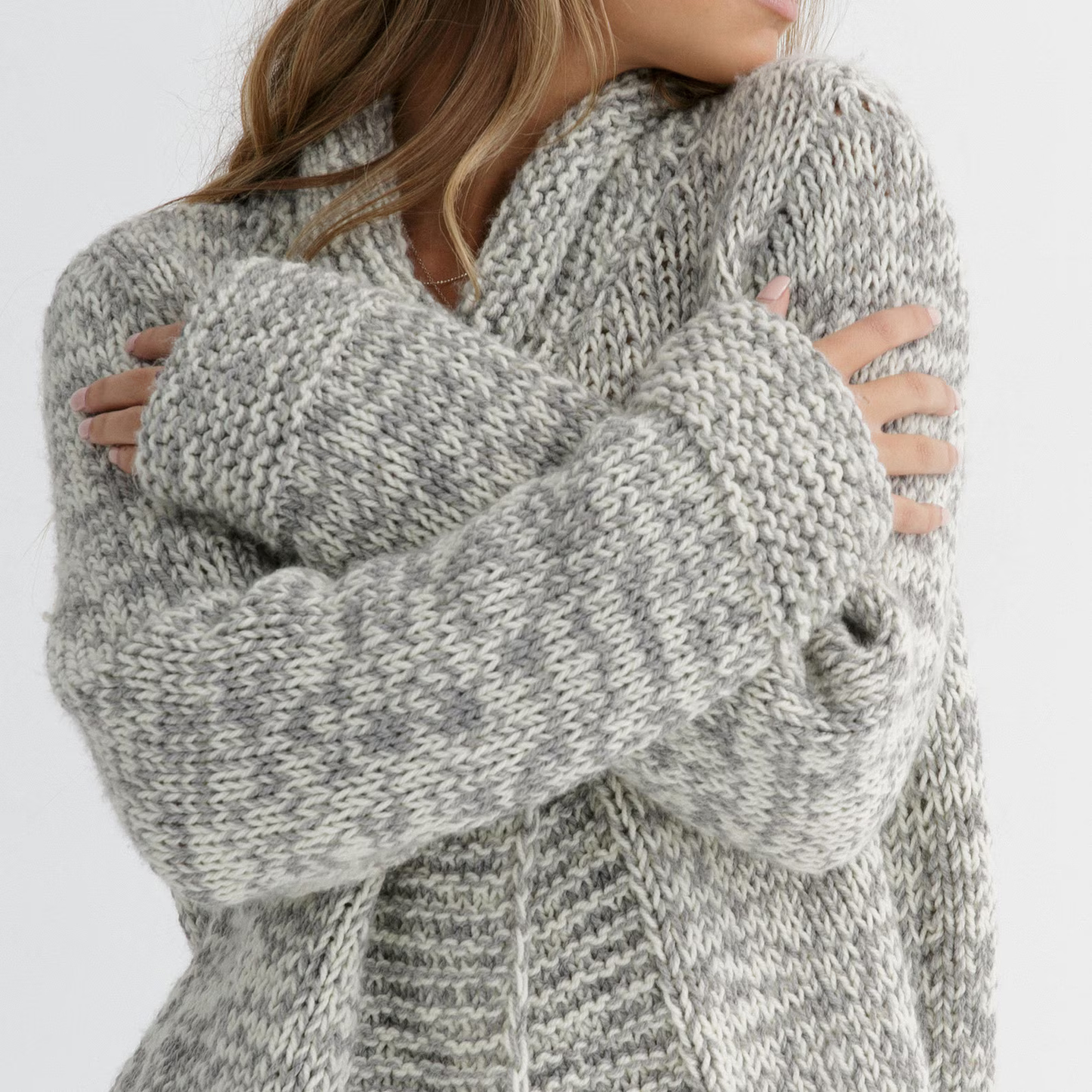 Buttoned Chunky Cardigan Knitting Pattern