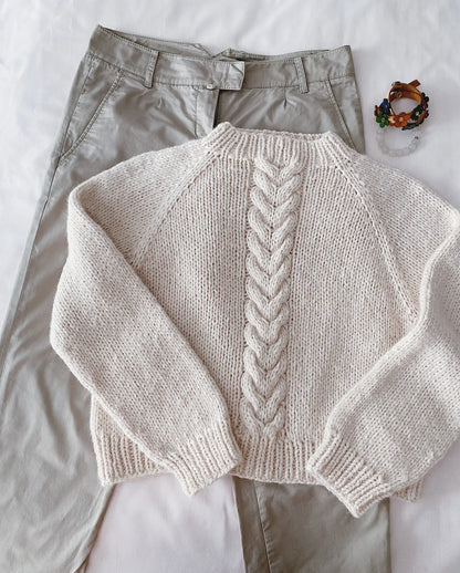 Chunky Cable Sweater Knitting Pattern