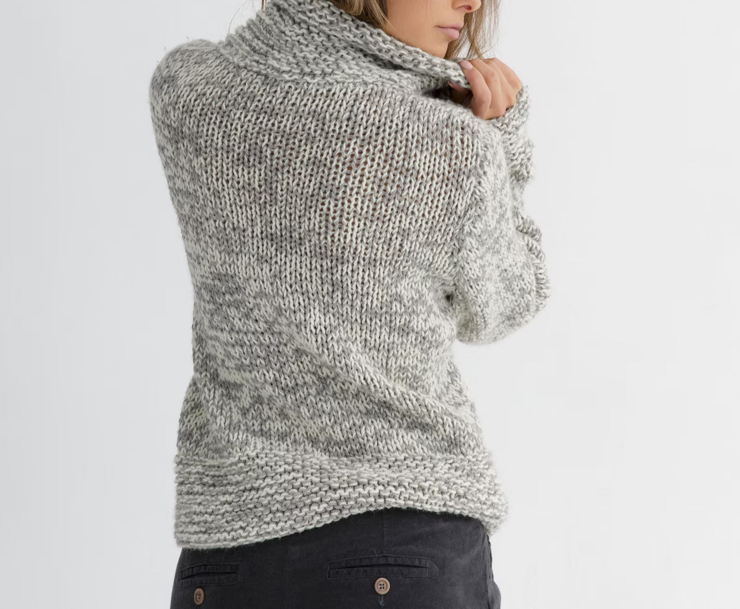 Buttoned Chunky Cardigan Knitting Pattern