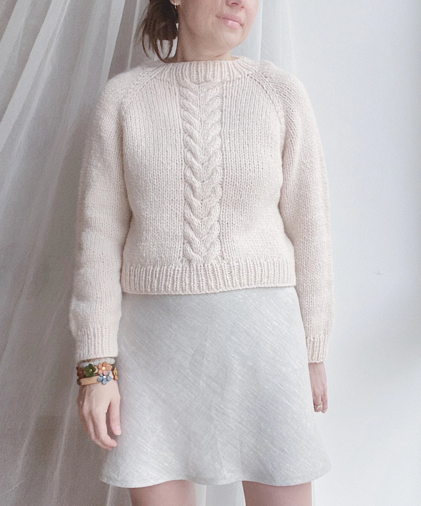 Chunky Cable Sweater Knitting Pattern