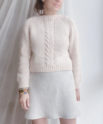 Chunky Cable Sweater Knitting Pattern