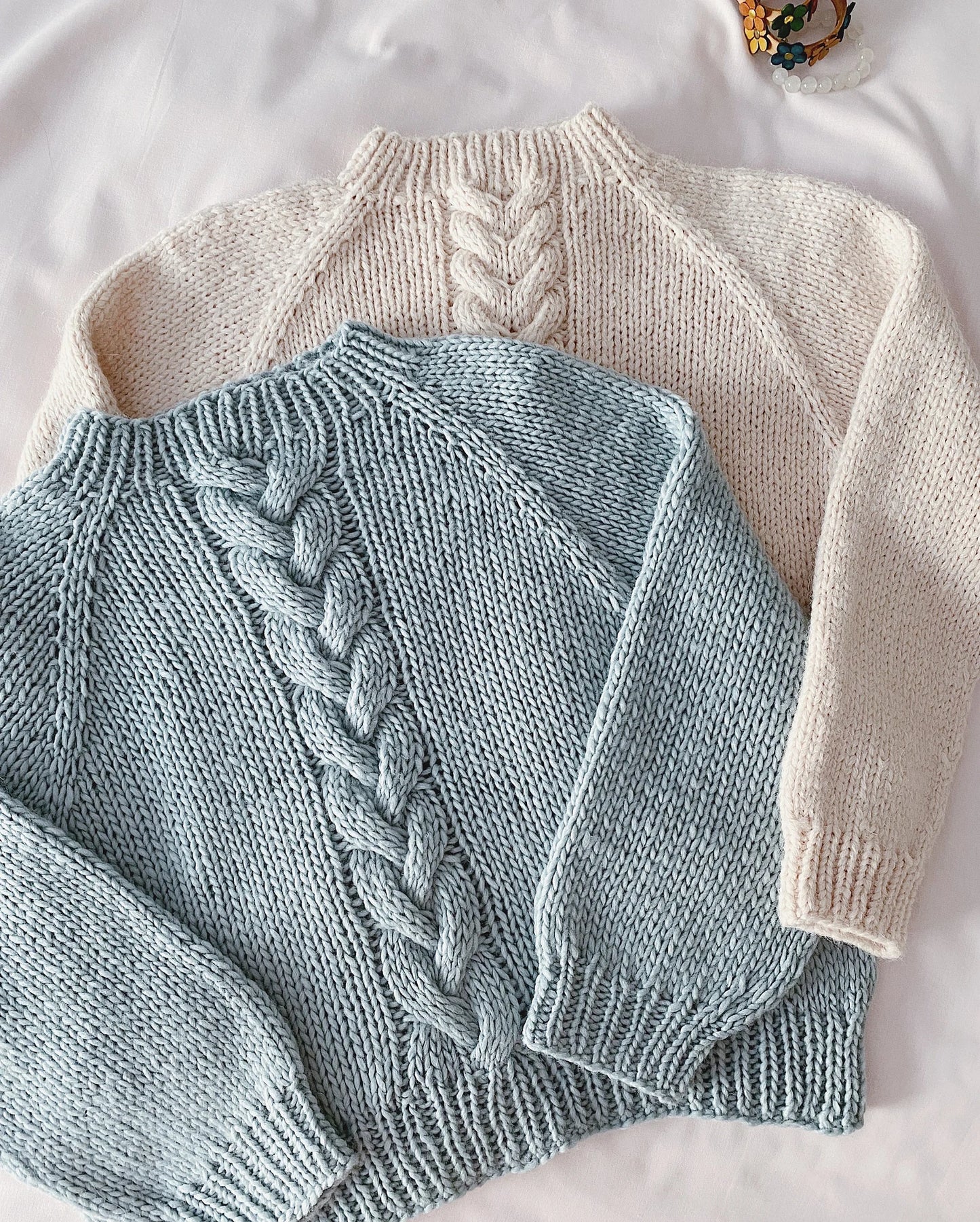 Chunky Cable Sweater Knitting Pattern