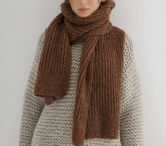 Long Scarf Knit Pattern