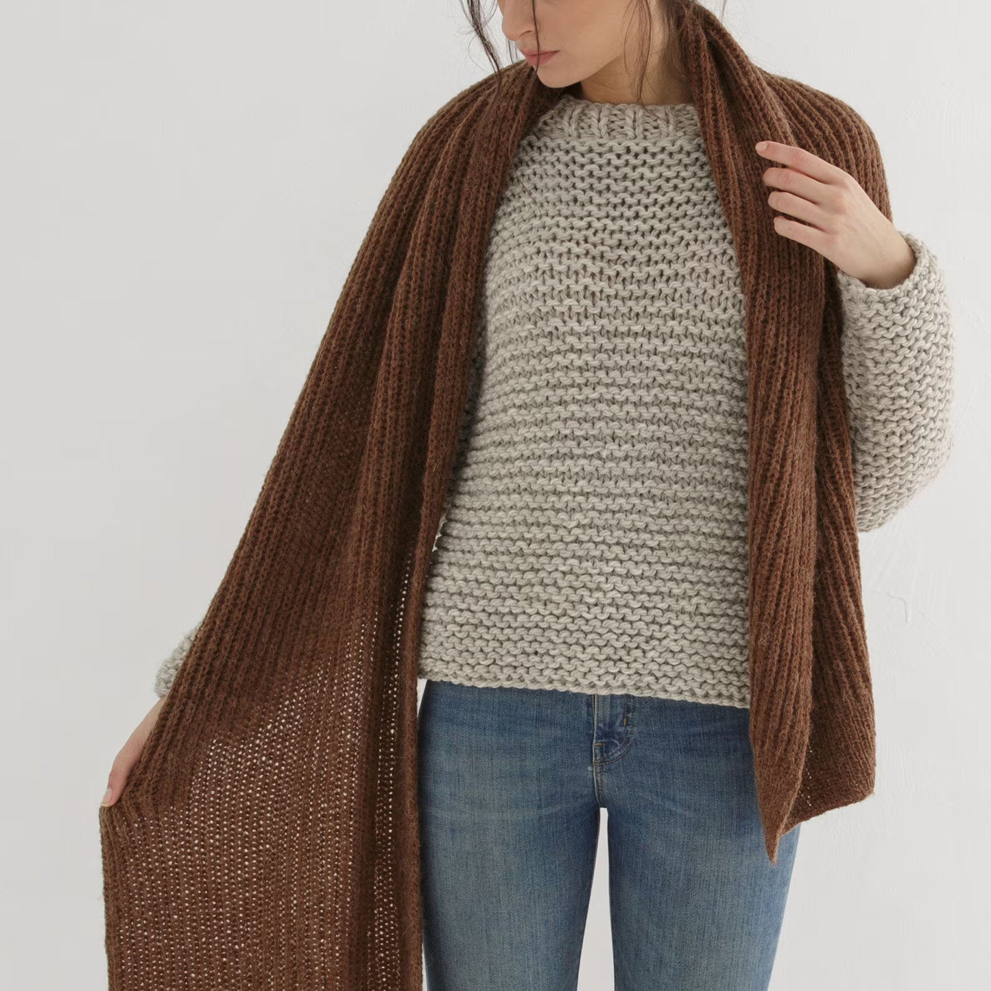 Long Scarf Knit Pattern