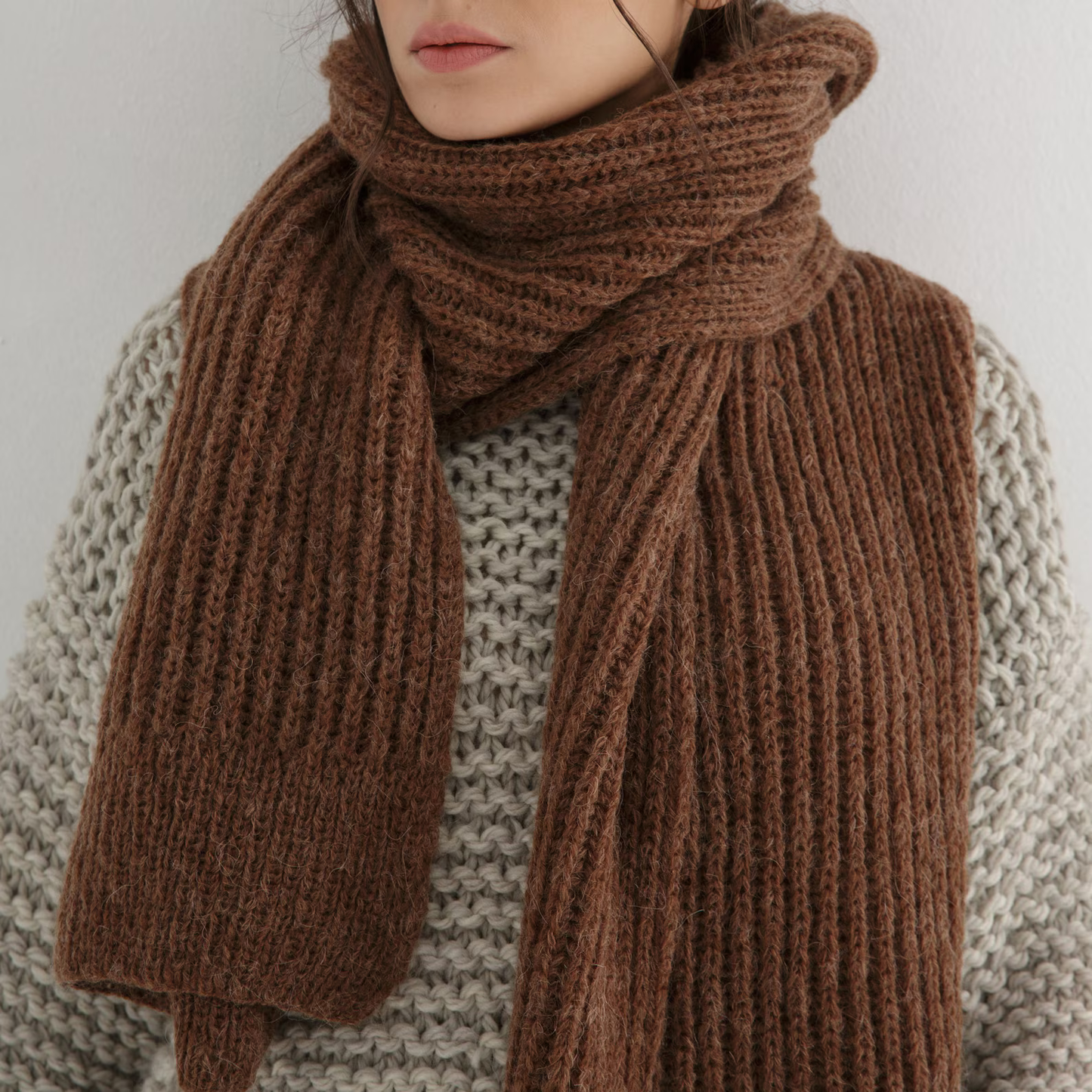 Long Scarf Knit Pattern