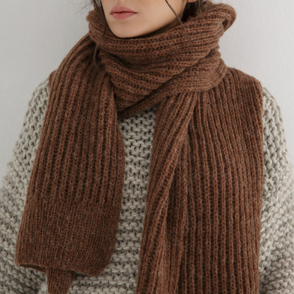 Long Scarf Knit Pattern