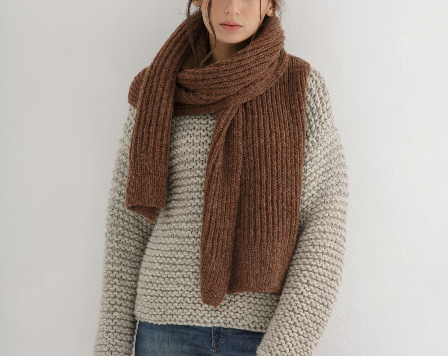 Long Scarf Knit Pattern
