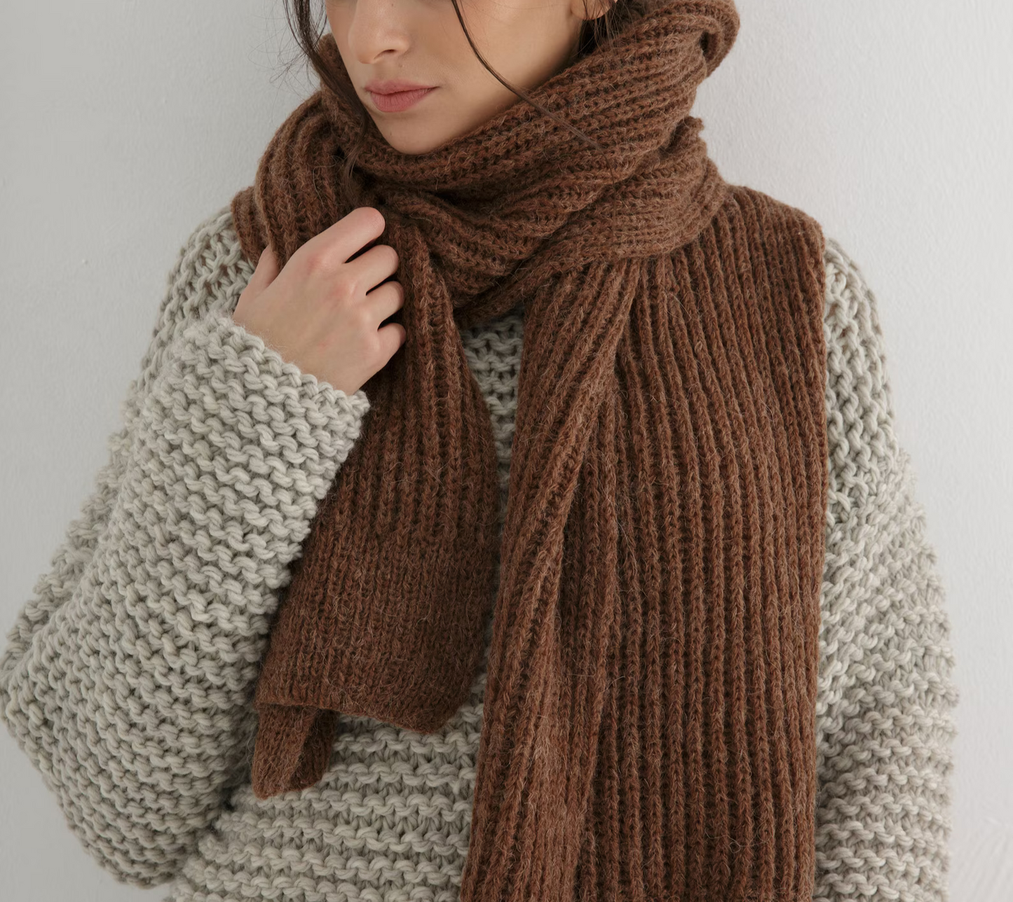 Long Scarf Knit Pattern