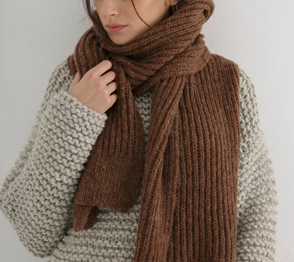Long Scarf Knit Pattern