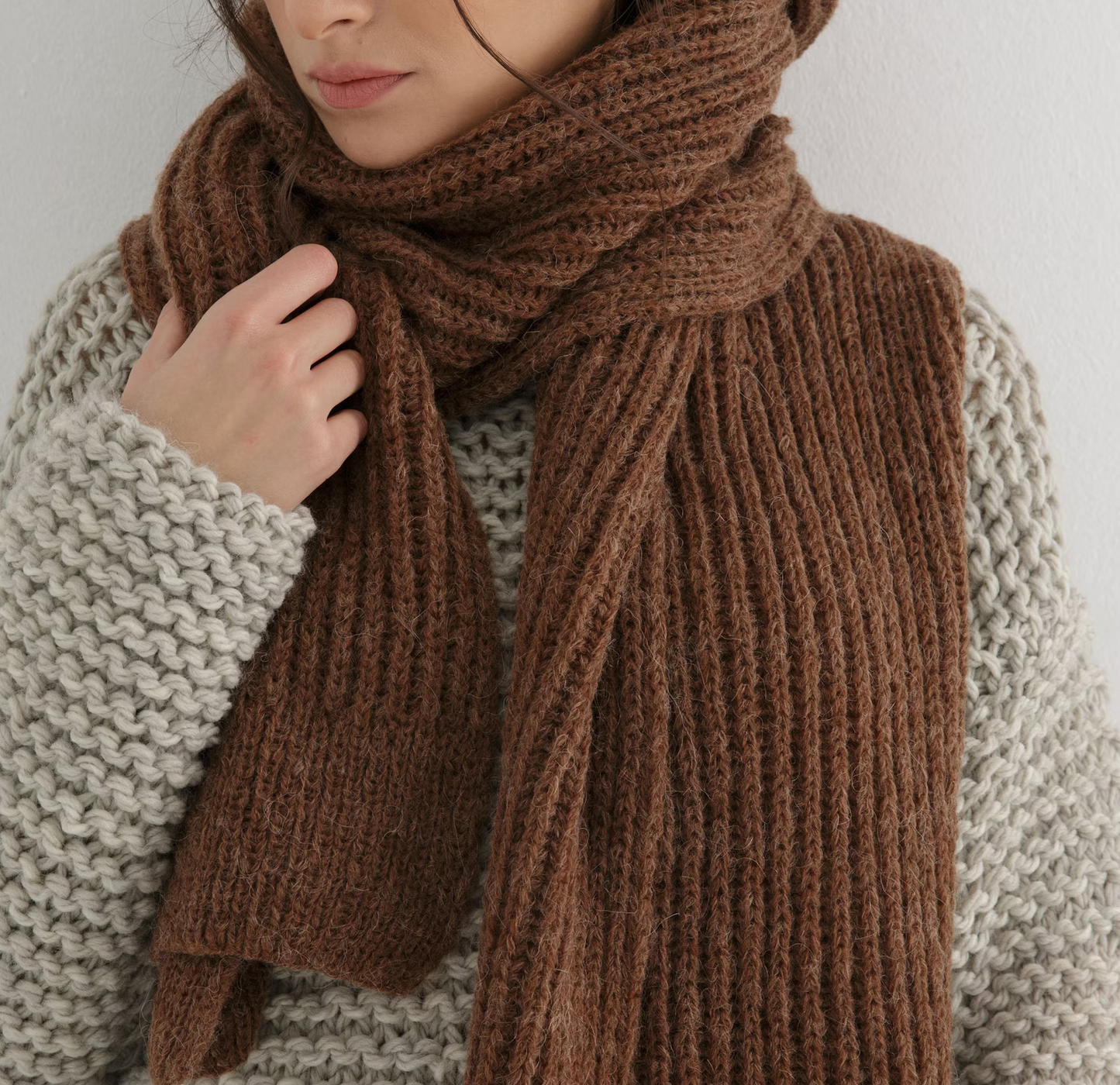 Long Scarf Knit Pattern