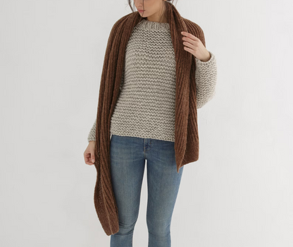Long Scarf Knit Pattern