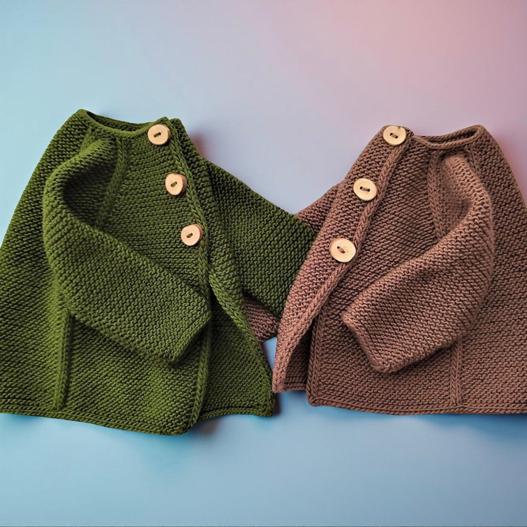 Cedarwood Baby Cardigan Knitting Pattern