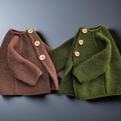 Cedarwood Baby Cardigan Knitting Pattern