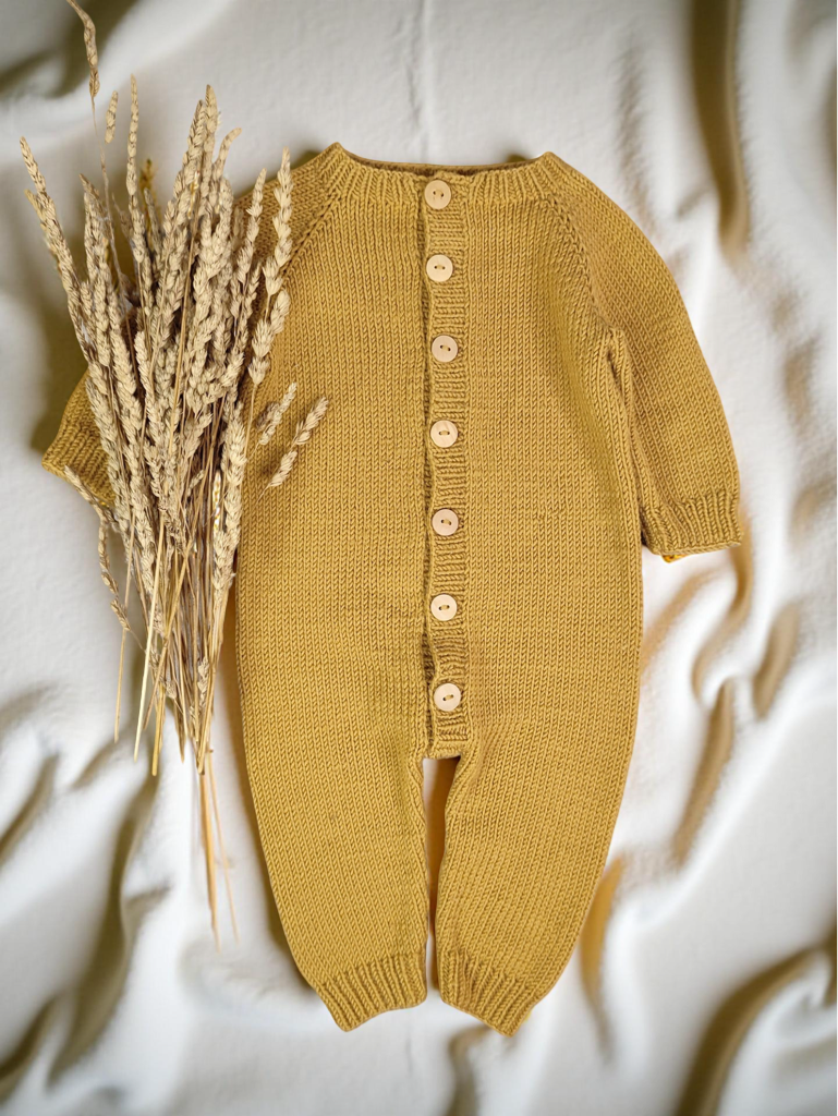 Maple Baby Overalls Knitting Pattern