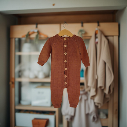 Maple Baby Overalls Knitting Pattern