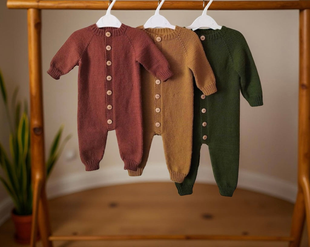 Maple Baby Overalls Knitting Pattern