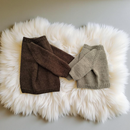 Calendula Kids Sweater Knitting Pattern