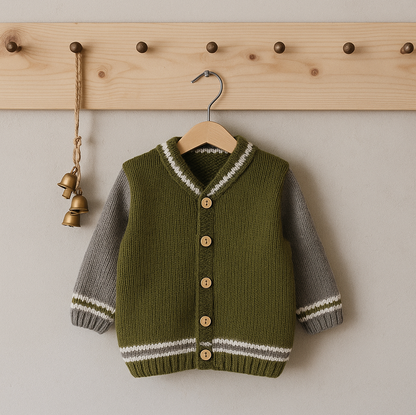 Back-to-School Kids Jacket Knitting Pattern