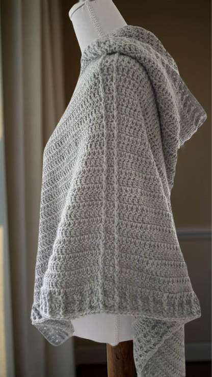Hooded Poncho Crochet Pattern