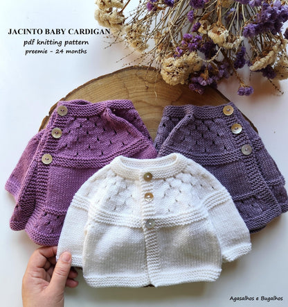 Jacinto Baby Cardigan Knitting Pattern