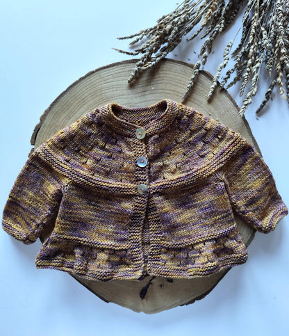 Jacinto Baby Cardigan Knitting Pattern