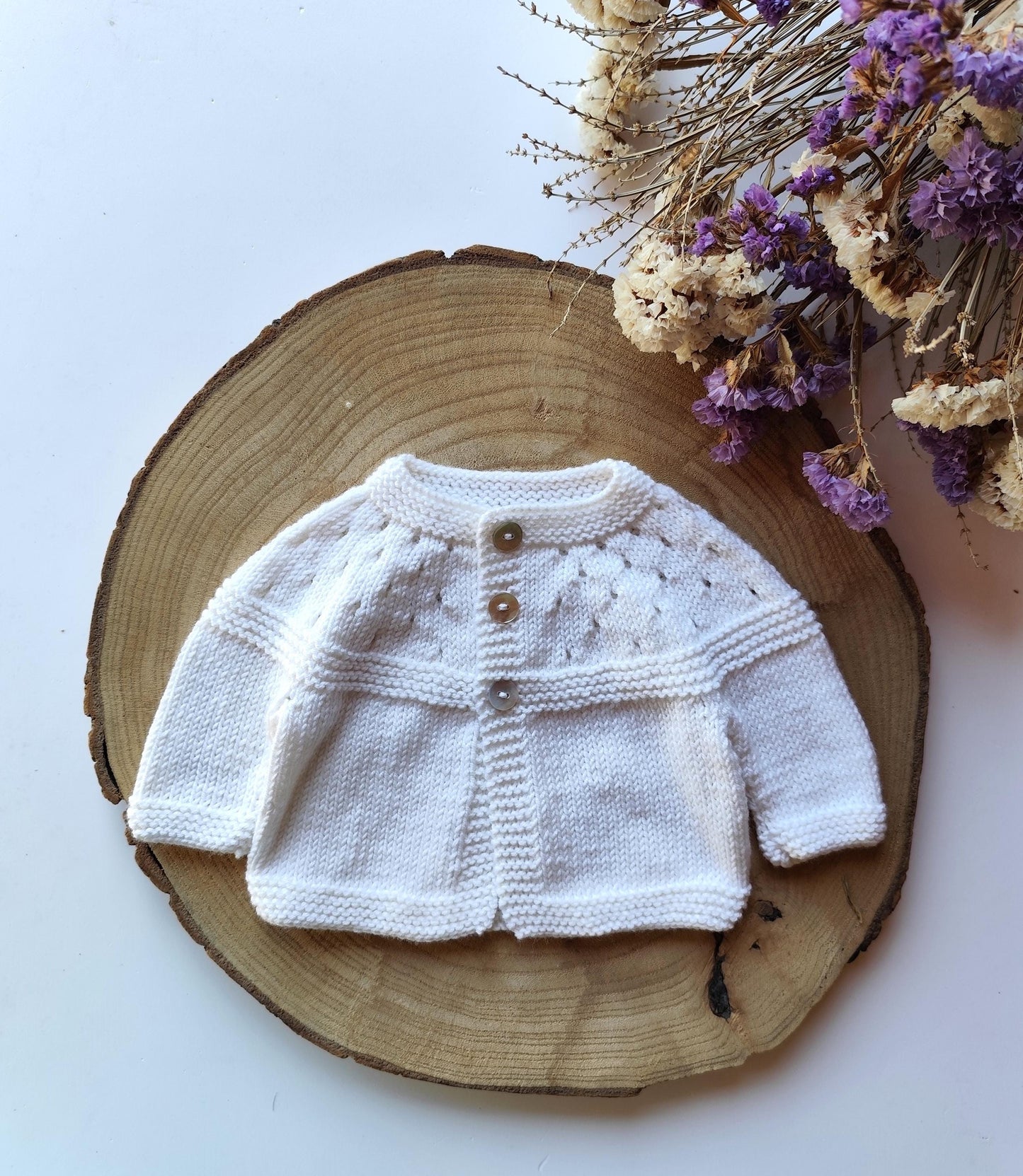 Jacinto Baby Cardigan Knitting Pattern