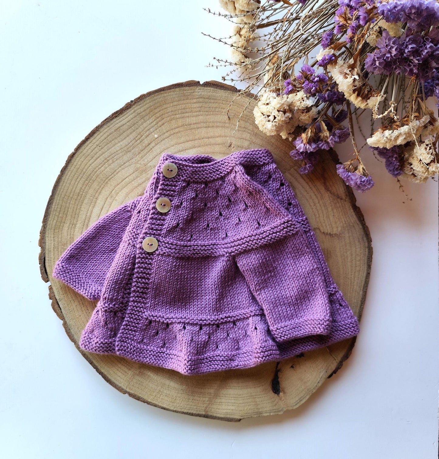Jacinto Baby Cardigan Knitting Pattern