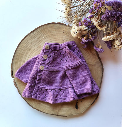 Jacinto Baby Cardigan Knitting Pattern