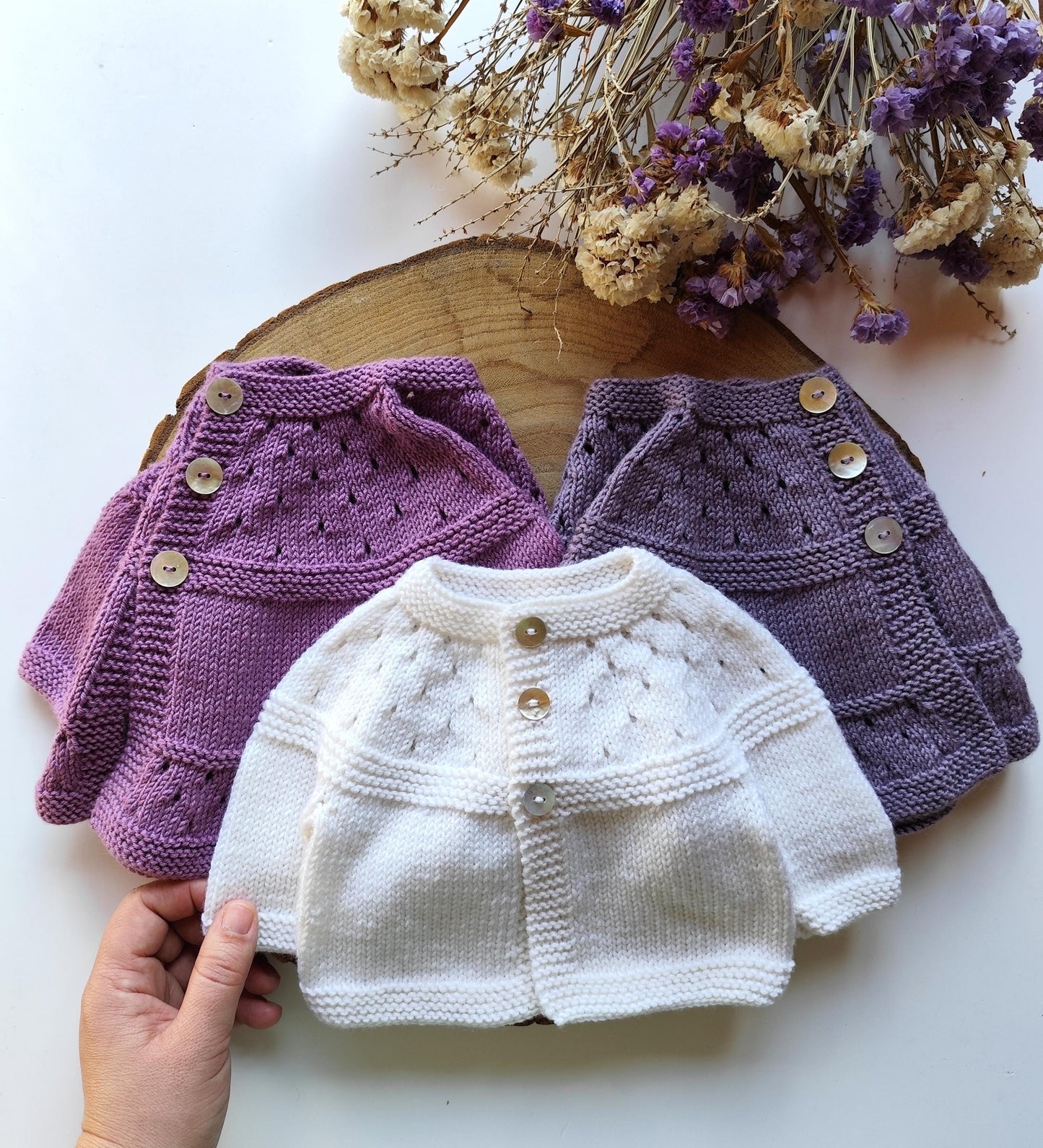 Jacinto Baby Cardigan Knitting Pattern