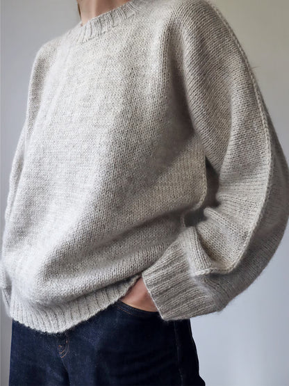 Outline Sweater Knitting Pattern