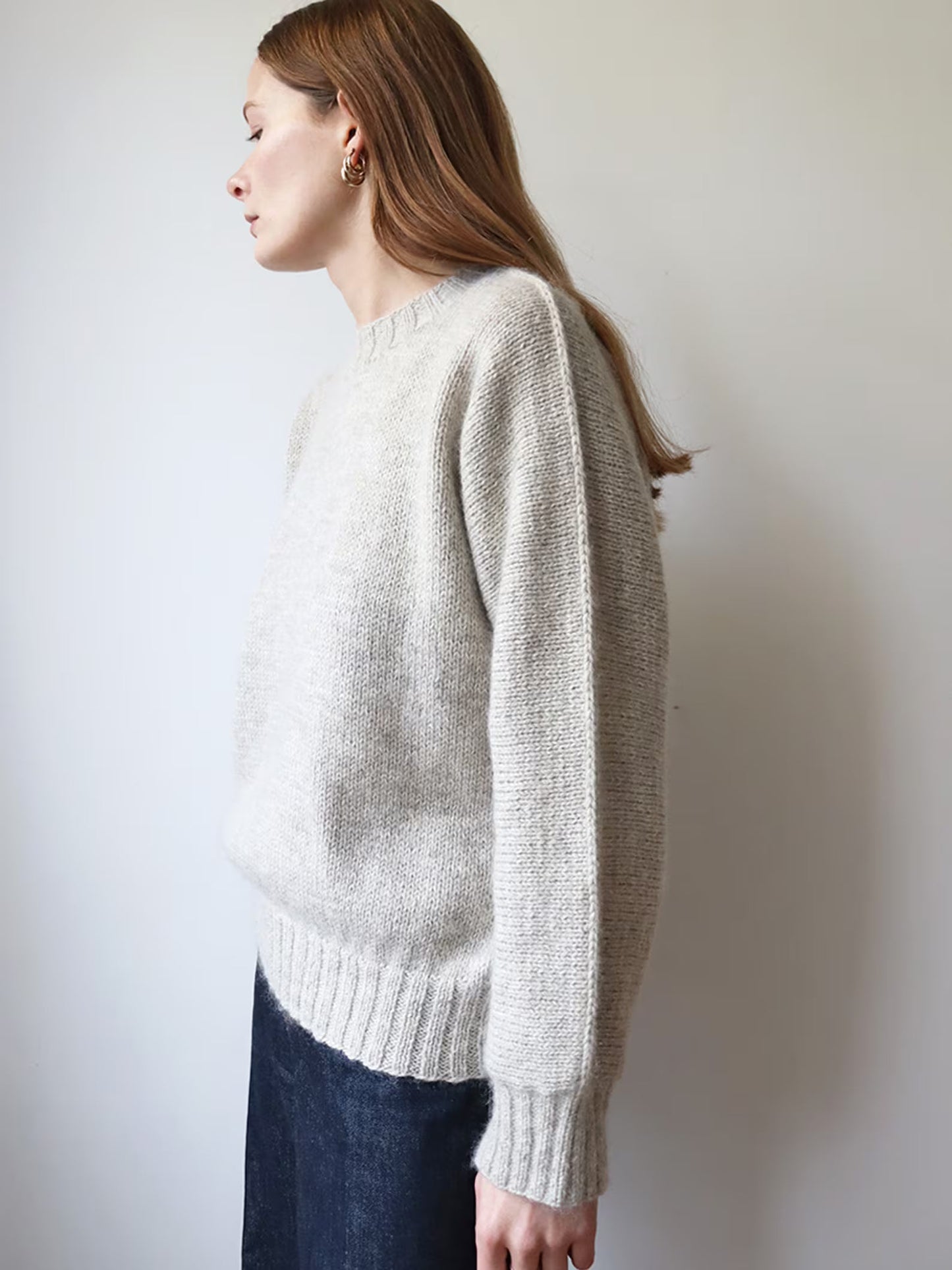 Outline Sweater Knitting Pattern
