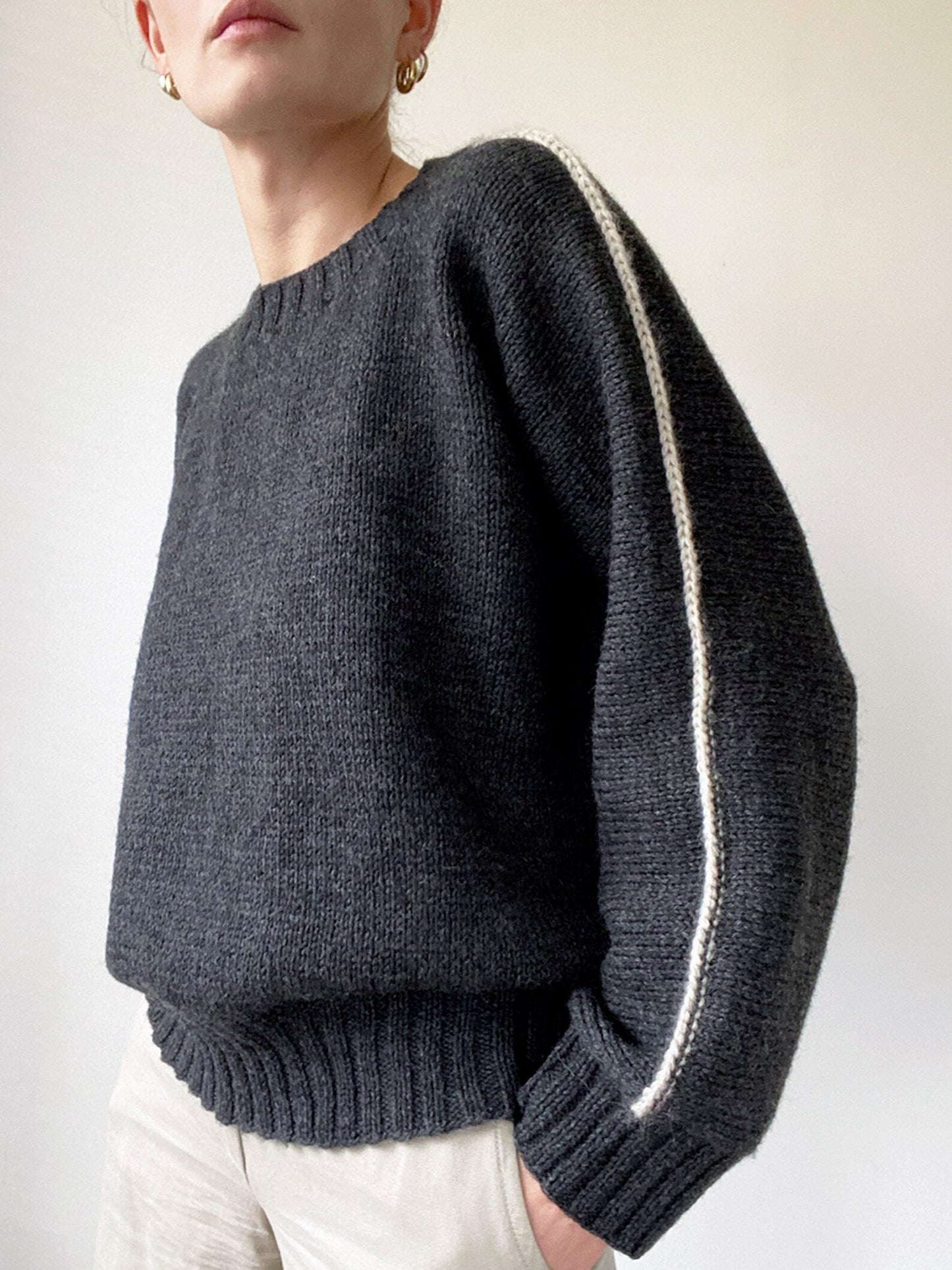 Outline Sweater Knitting Pattern