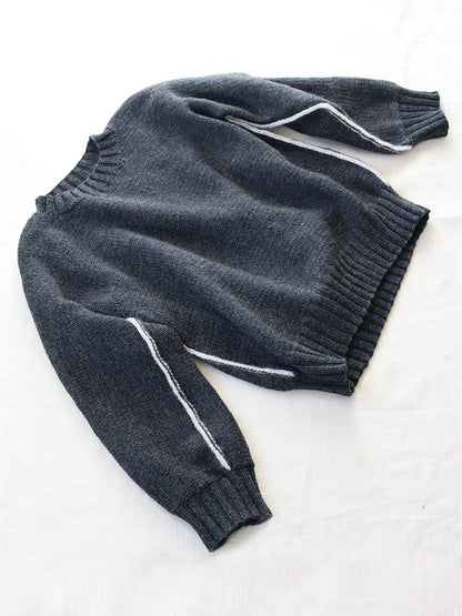 Outline Sweater Knitting Pattern