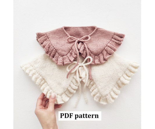 Ruffle Collar Knitting Pattern
