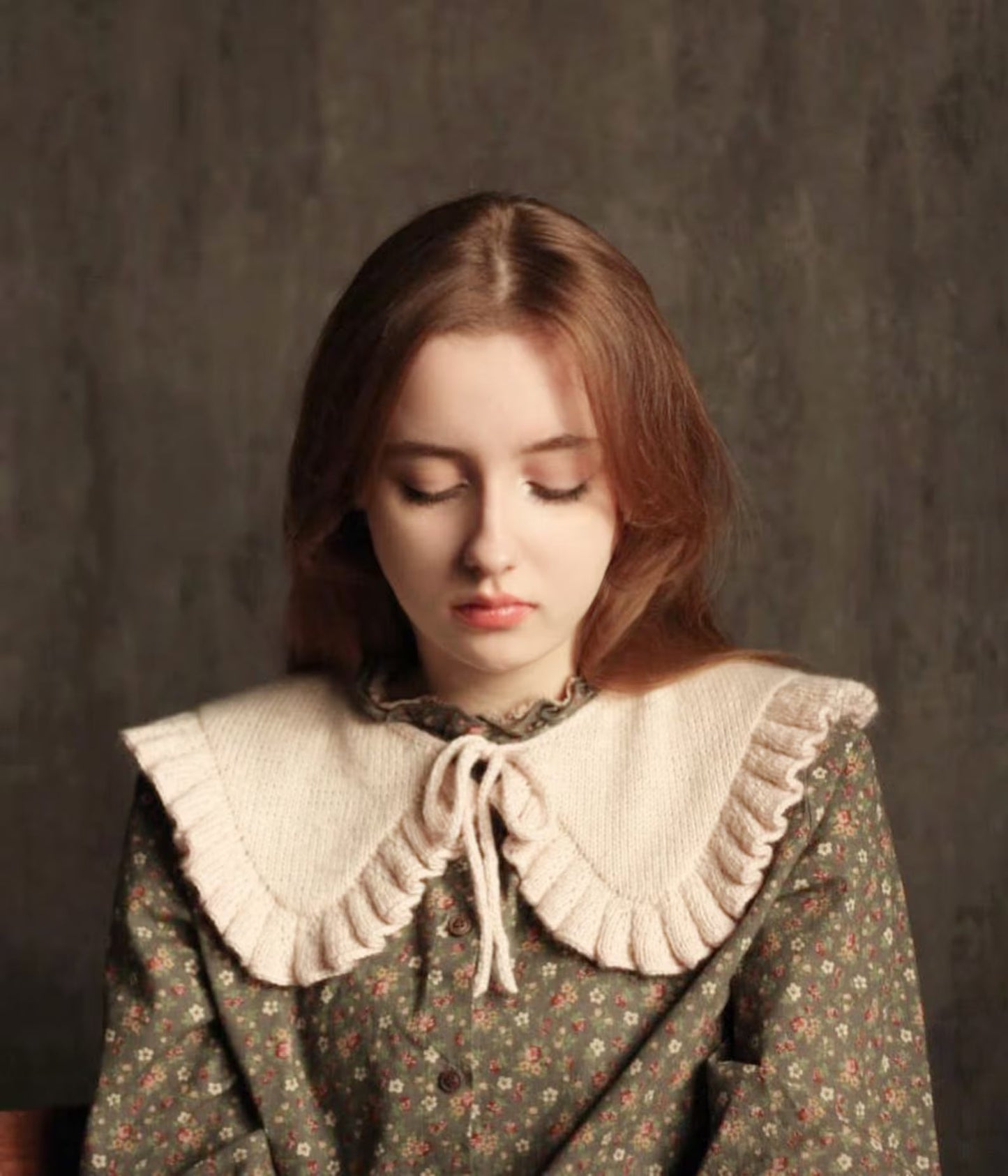 Ruffle Collar Knitting Pattern