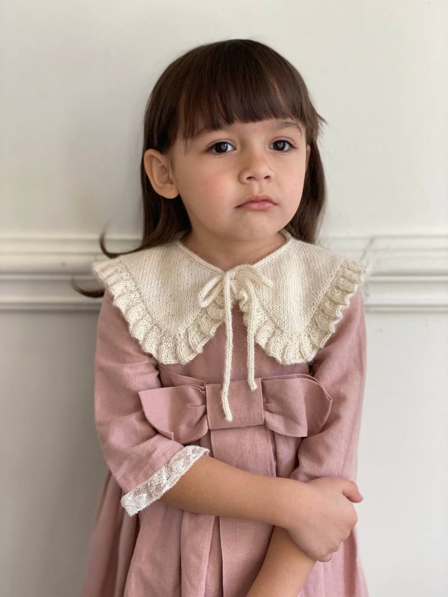 Ruffle Collar Knitting Pattern