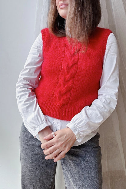 Cropped Chunky Sweater Pattern