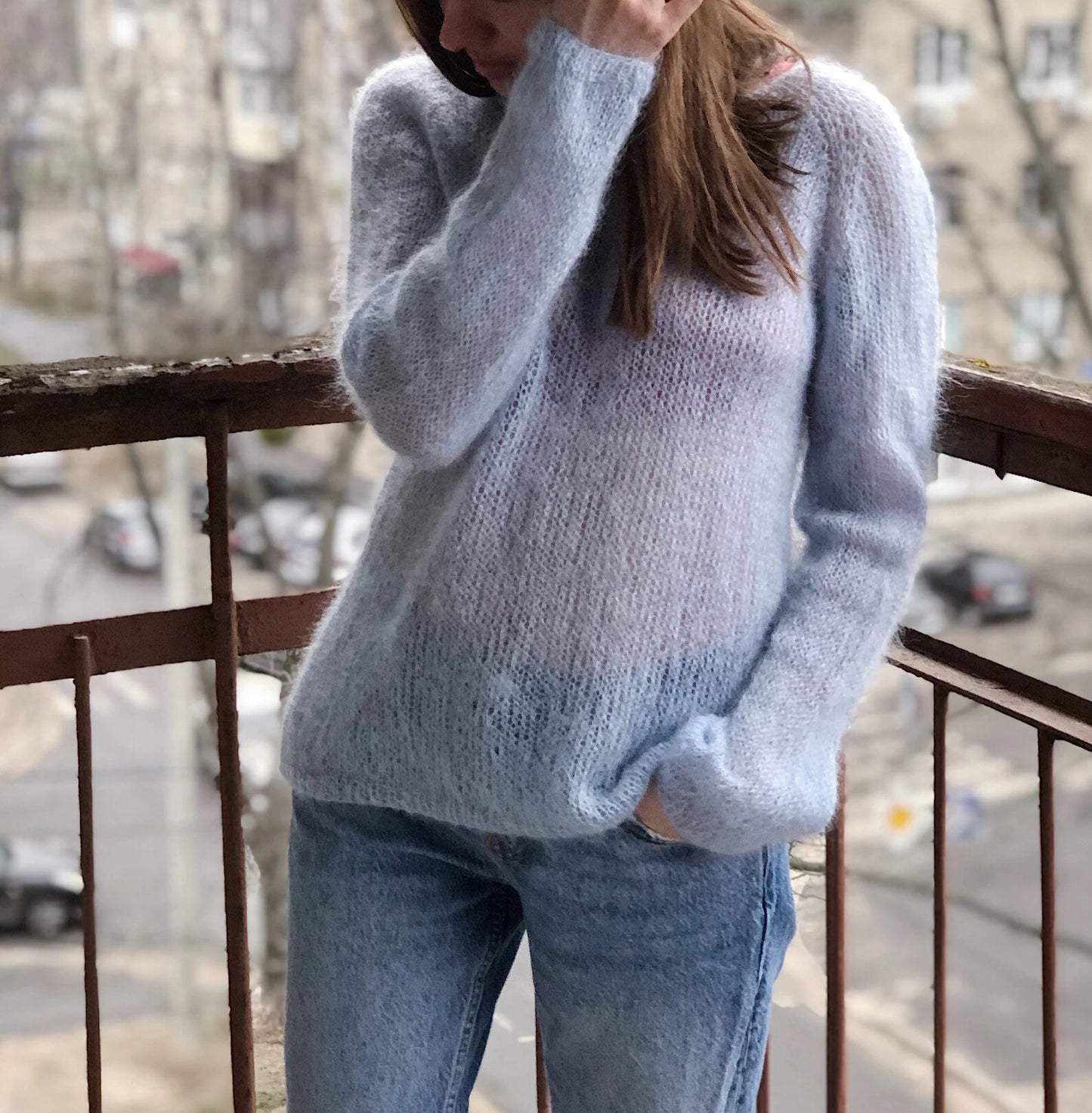 Mohair Sweater Knitting Pattern