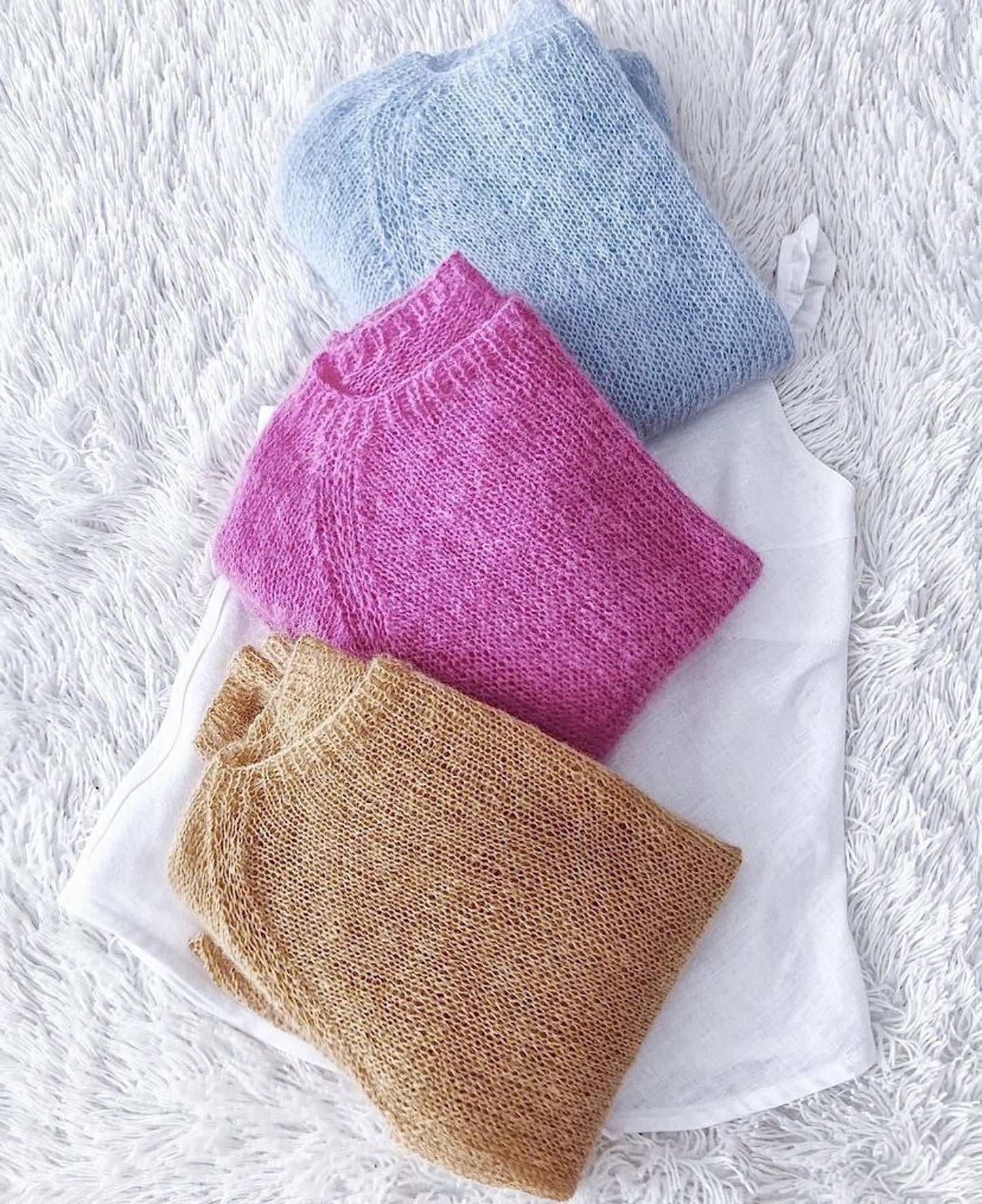 Mohair Sweater Knitting Pattern